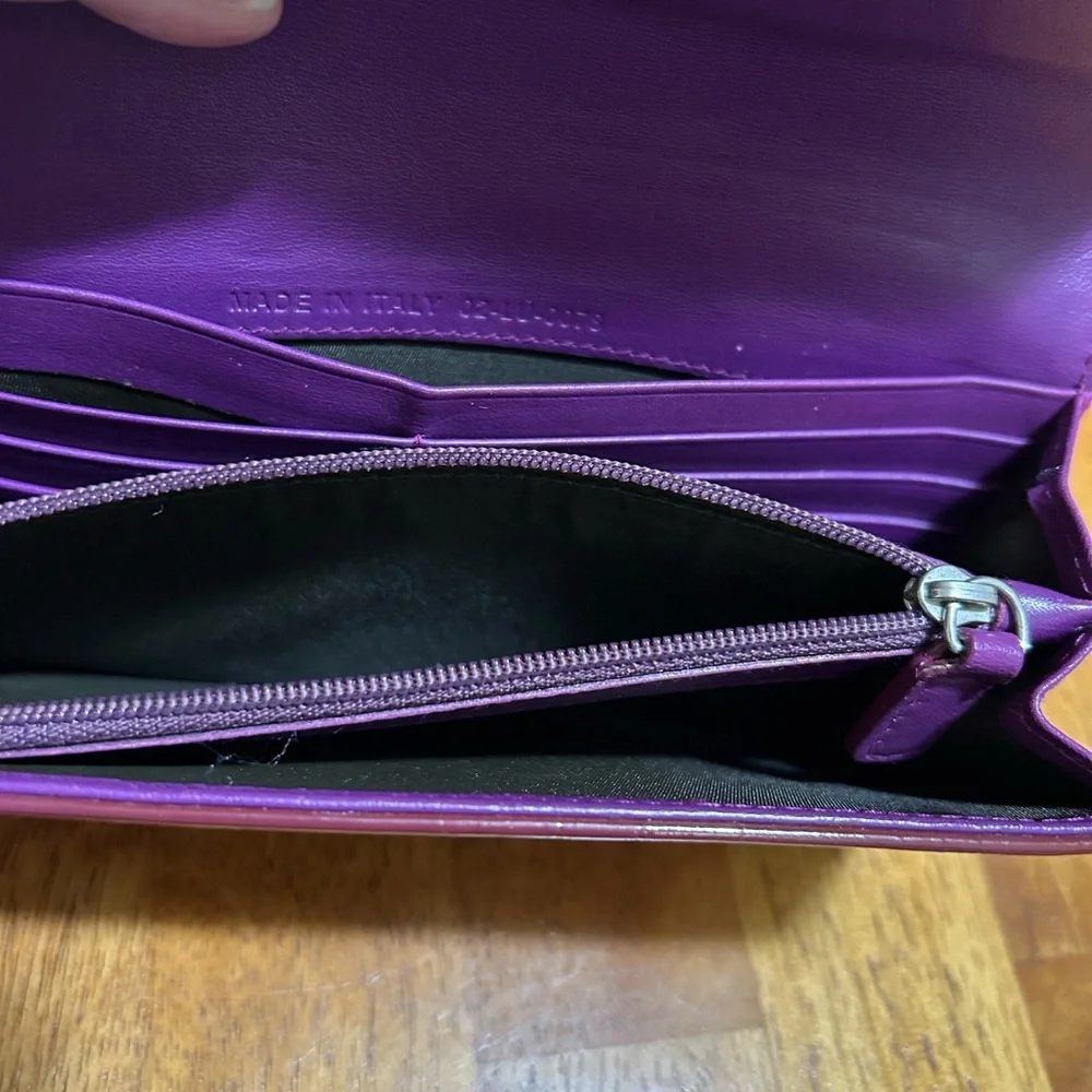 Dior Burgundy Wallet